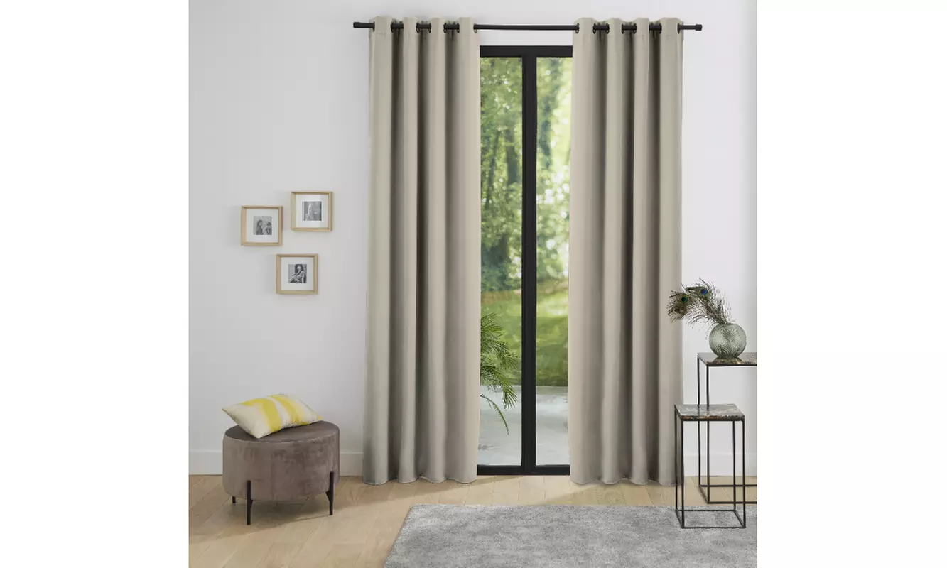 Rideau occultant et obscurcissant thermique