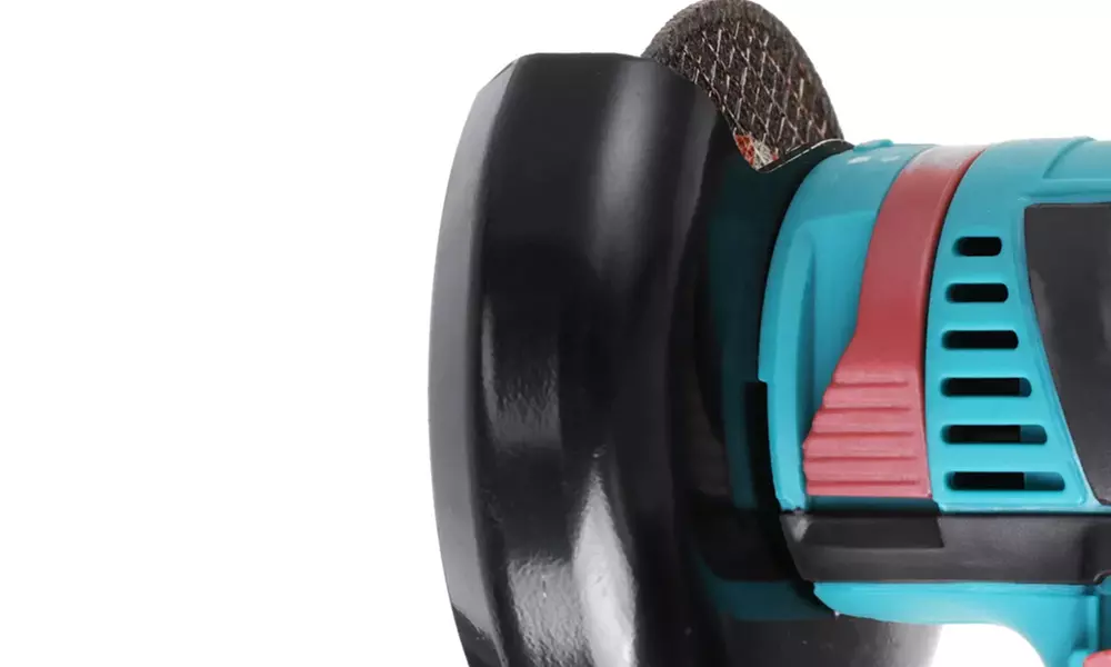 Wiederaufladbarer Mini-Winkelschleifer mit 2 Akkus und Koffer