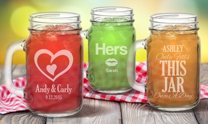 Personalised Mason Jar