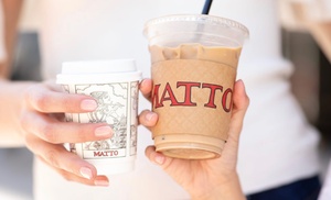 Choice of Food and Drinks at Matto Espresso Murray Hill