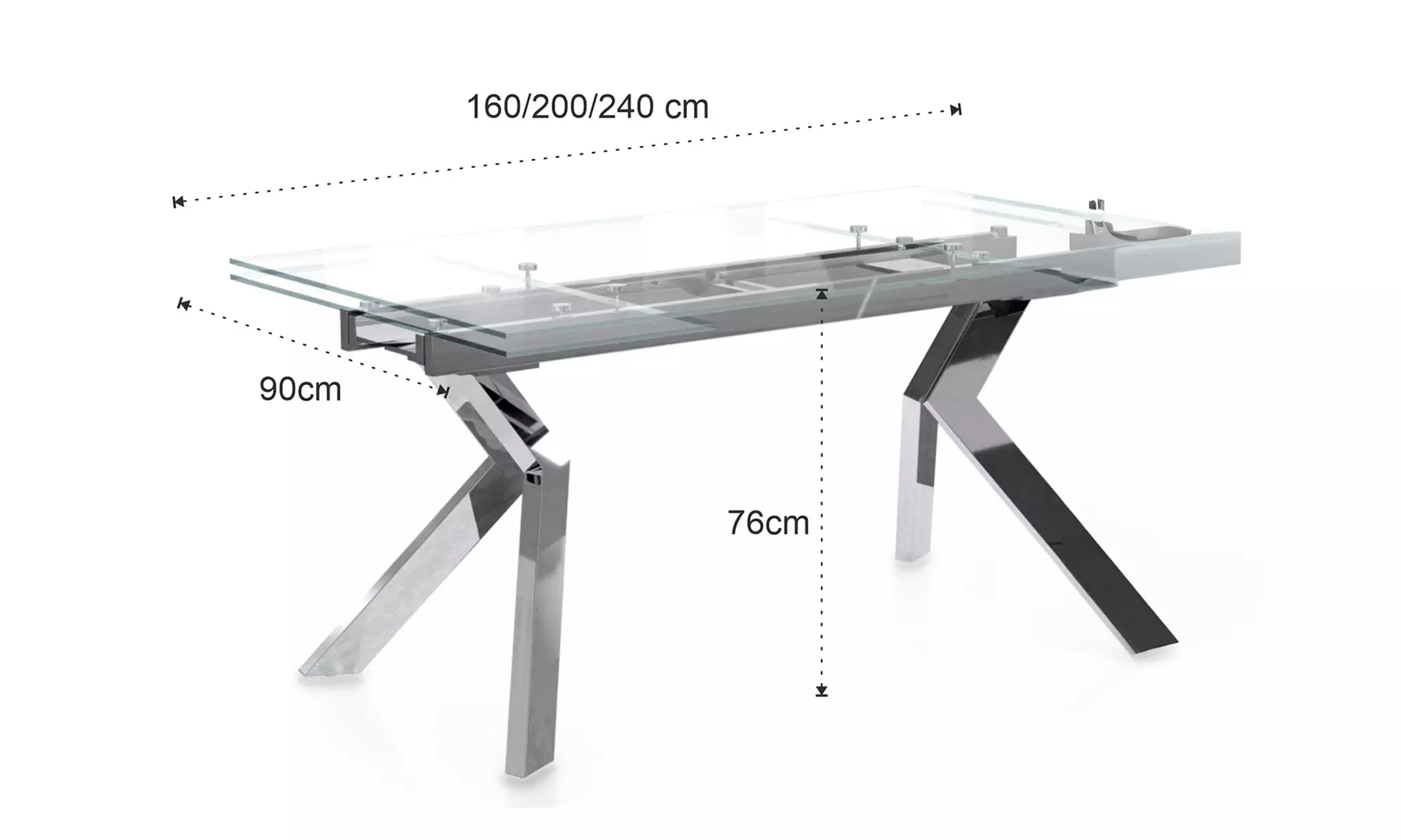 Tomasucci Ausziehbarer Esstisch