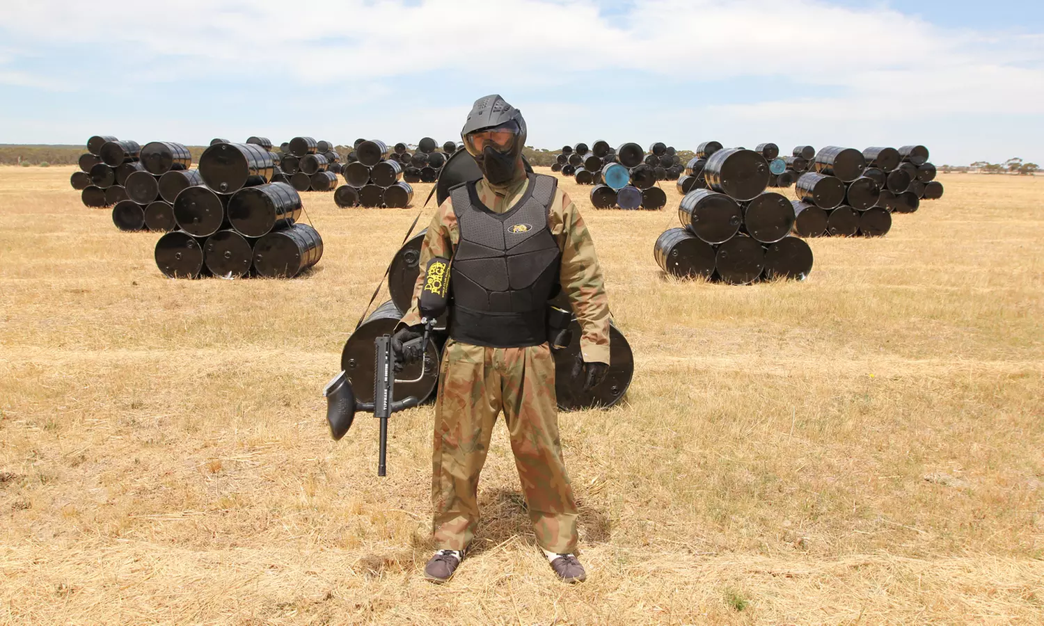 Paintball Game + Equipment