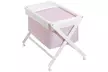 Berceau en bois pliable pour bébé Interbaby avec matelas, tour de lit, couette et linge de lit inclus - Second Medium