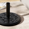 Image 1: Heavy-Duty Umbrella Base for Rotating Parasol in Four Styles