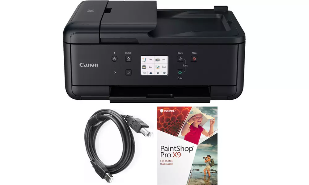 Canon Pixma Wireless All-in-One Home-Office Printer with Scanner, Copier, and Fax Machine - Second Medium
