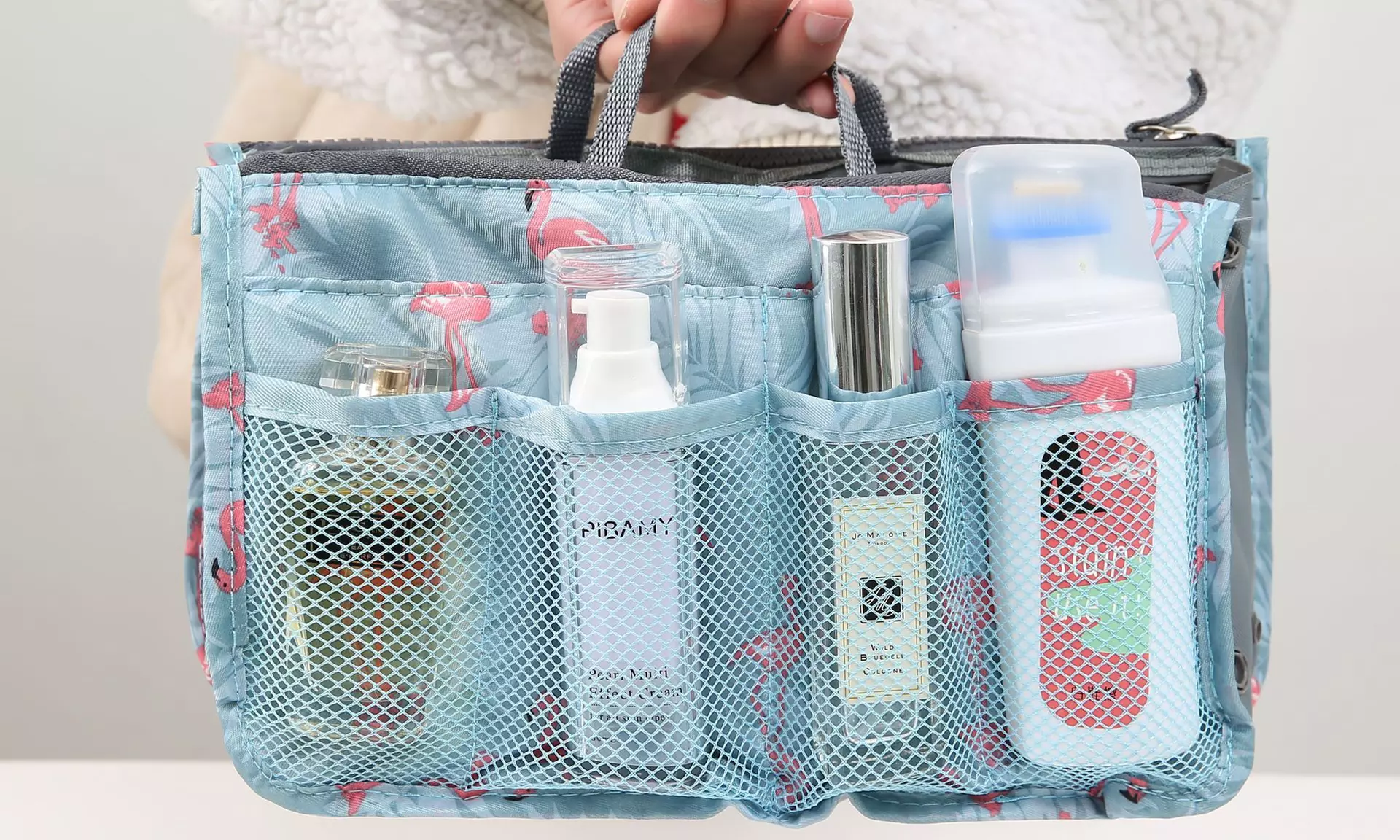 Handtas-organizer met flamingo print