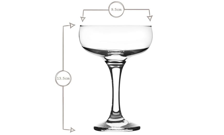 Image 10: Vintage-Style Champagne Glasses