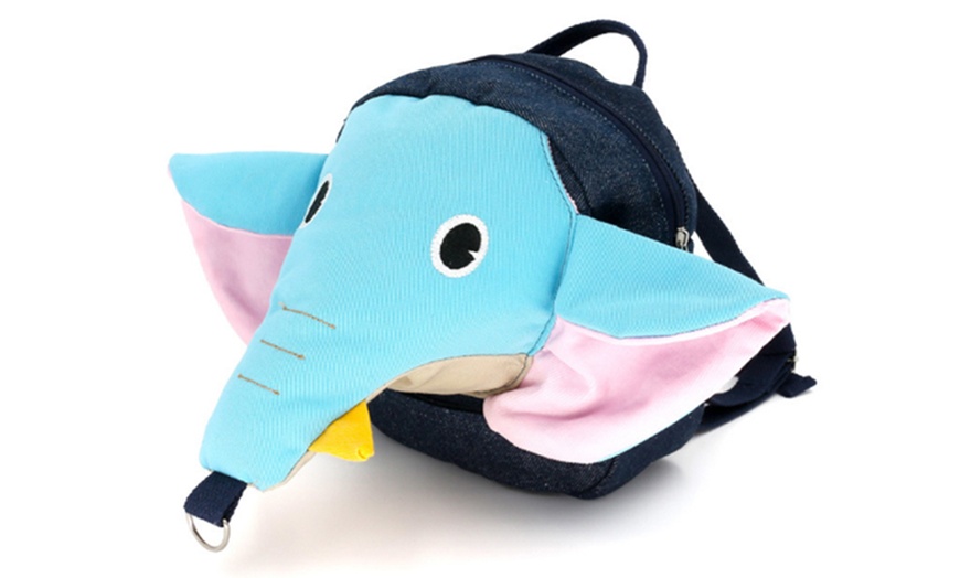 Image 8: Animal-Themed Backpack with Detachable Tether