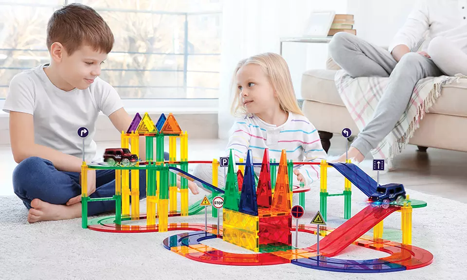 Picasso Tiles 3D Magnetic Track Building Series - Primary Image