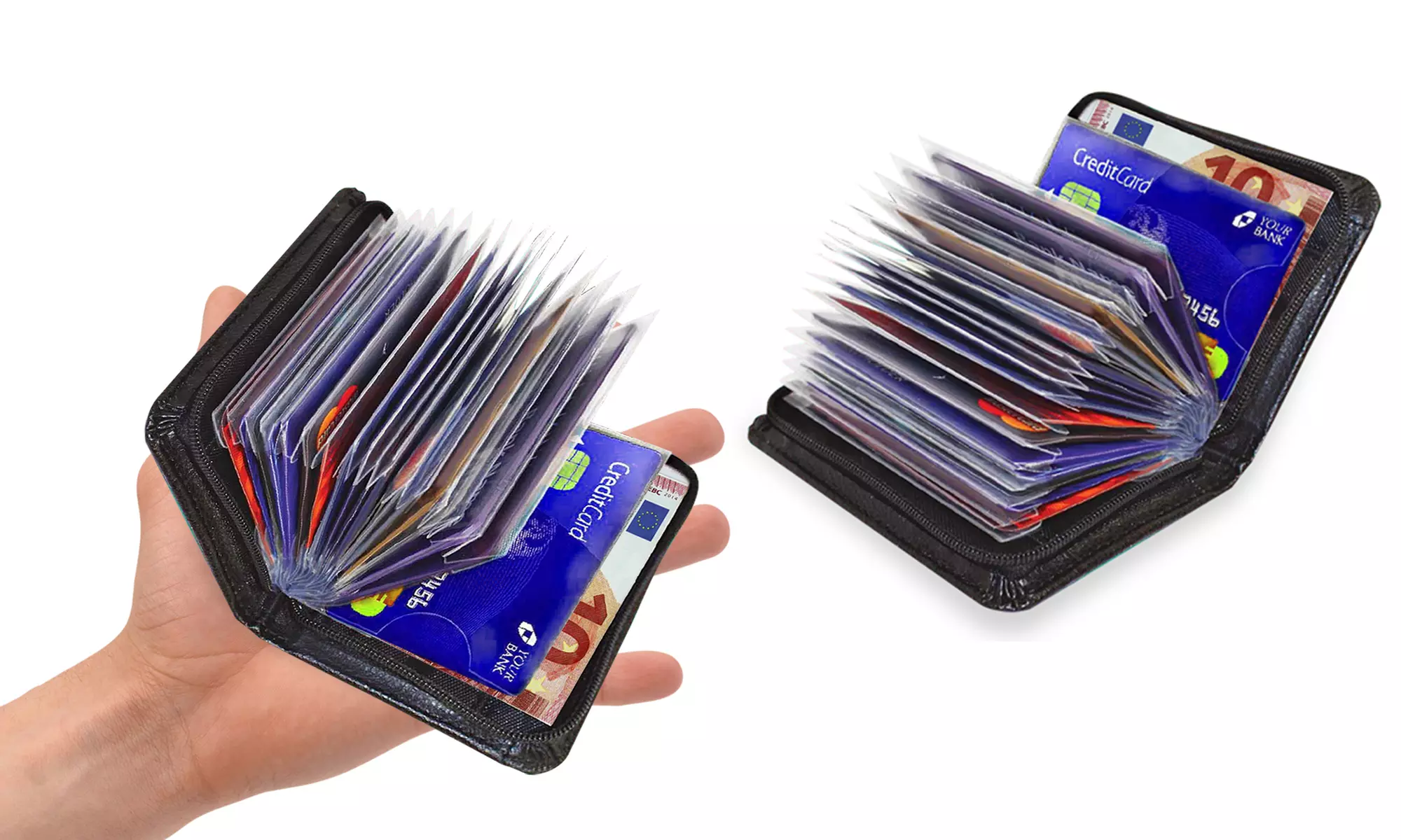 1x, 2x, oder 4x Skim Guard Kartenbörse für 36 Kreditkarten - Primary Image