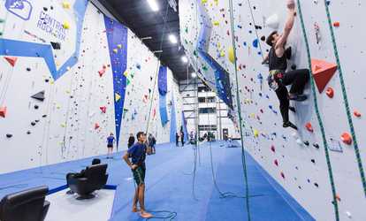 Up to 57% Off Indoor Climbing at Central Rock Gym Randolph