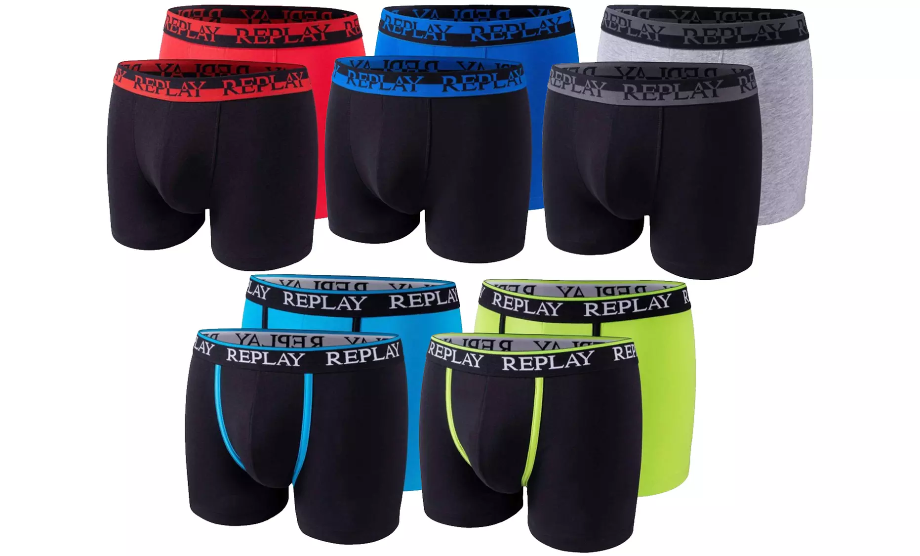 Pack de 6 Boxers de la marque Replay pour Homme - Primary Image