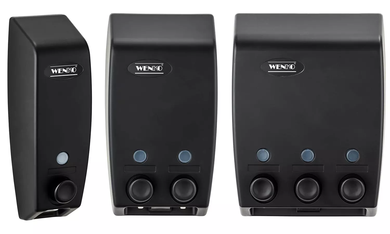 Dispenser per sapone Wintem con 1, 2 o 3 scomparti, spedizione gratuita - Primary Image