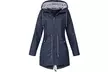 Veste de pluie imperméable avec capuche marinière pour femme - Second Medium