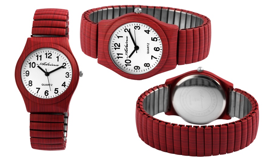 Image 10: 1 ou 2 montres analogiques 3 aiguilles pour femmes de la marque Adrina