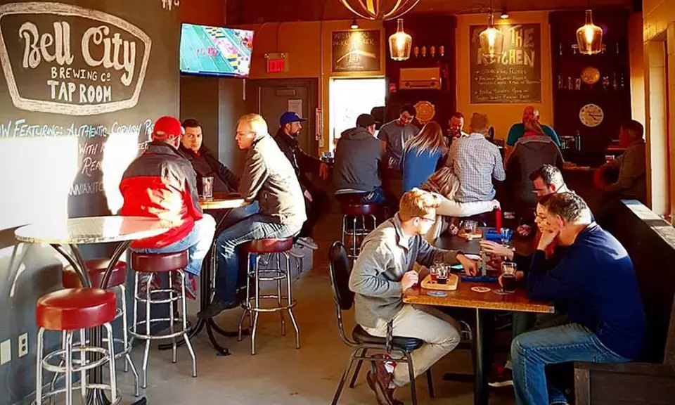 Tasting Flight for Two or Four with $10 or $20 Food Credit at Bell City Brewing (Up to 43% Off) - Second Medium