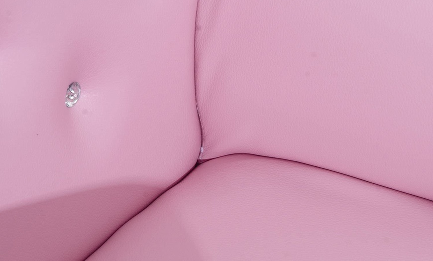 Image 6: HomCom Pink Kids' Chair