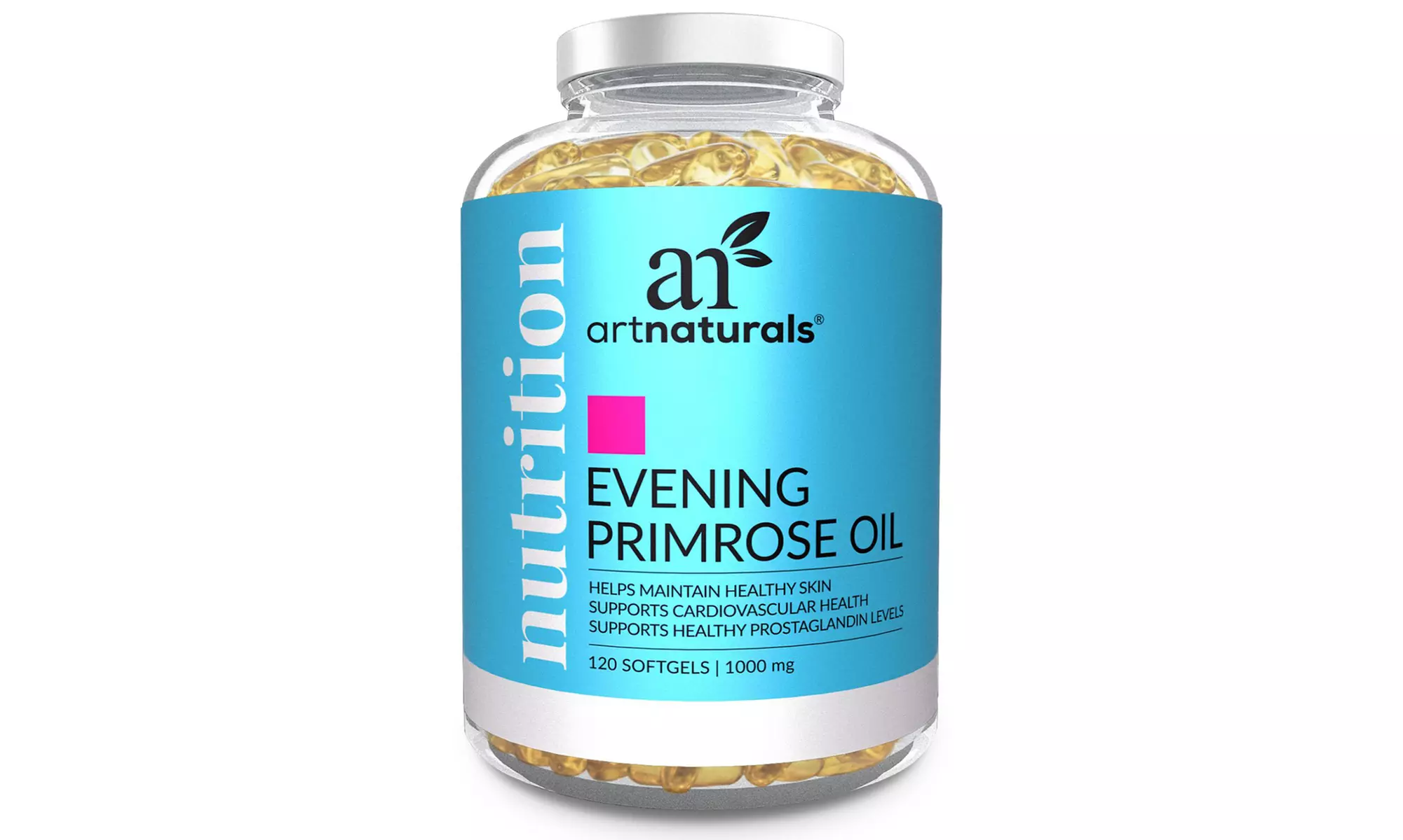 ArtNaturals Evening Primrose Oil Softgels Hormone Balance for Women (120-Count) - Image 2
