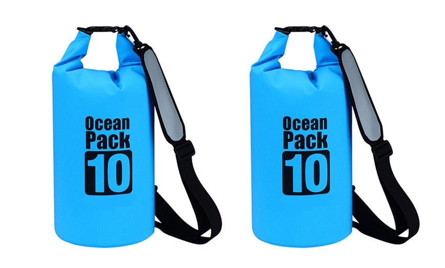 Image 21: One or Two Waterproof Floating Duffel Dry Bags