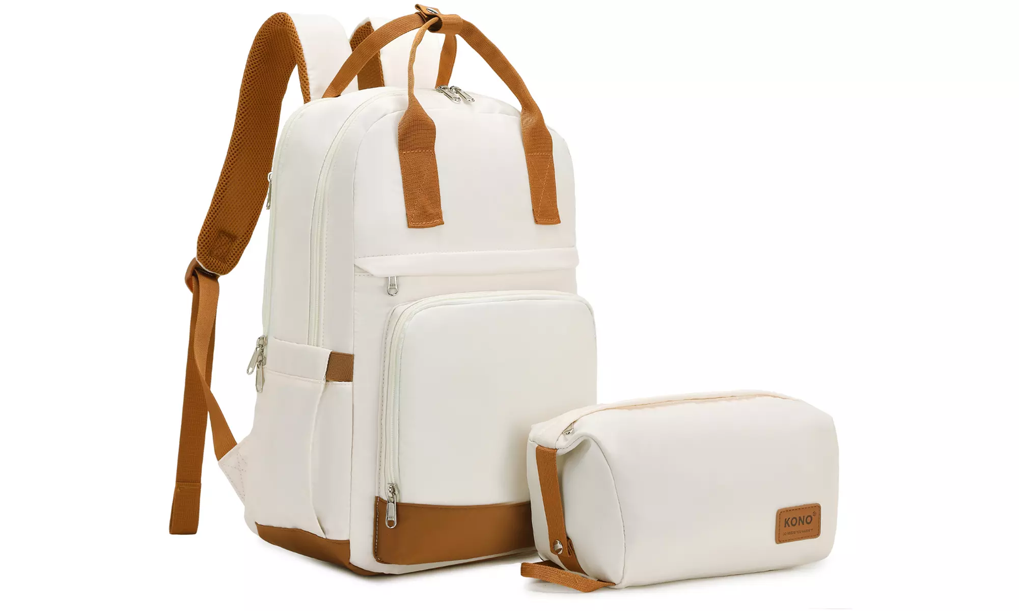 Mochila para portátil con múltiples compartimentos y cargador USB