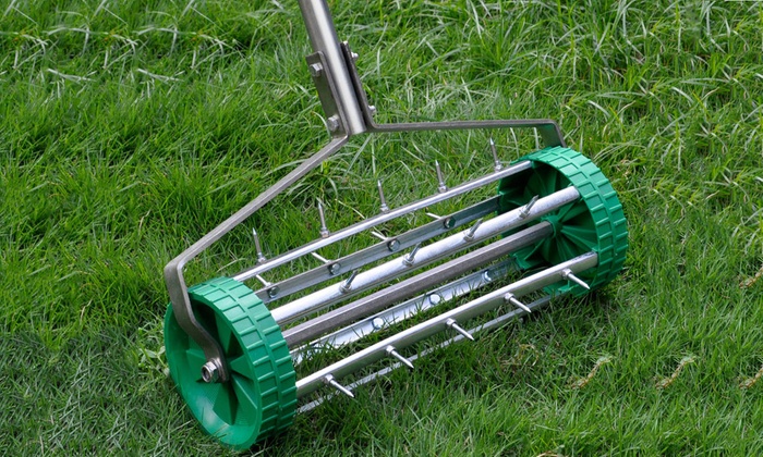 Lawn Garden Aerator Roller Wheel | Groupon Goods