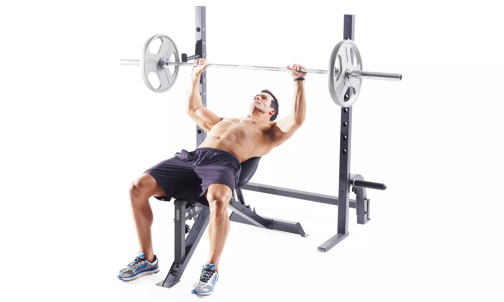 Weider Pro 395 Olympic Weight Bench with Leg Developer - Primary Image