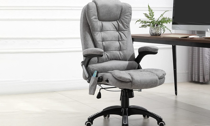 Image 11: Vinsetto Massage Office Chair