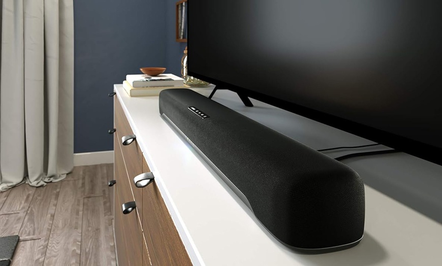 Image 1: Soundbar Yamaha SR-C20A con subwoofer integrato