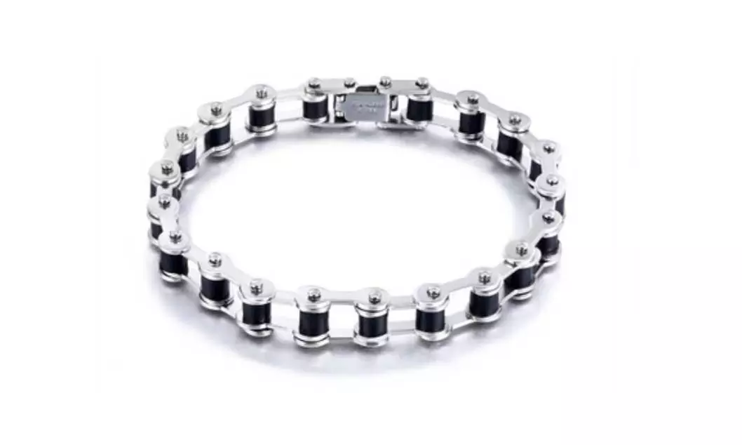 Bracelet(s) homme chaîne de vélo en alliage de zinc - Primary Image