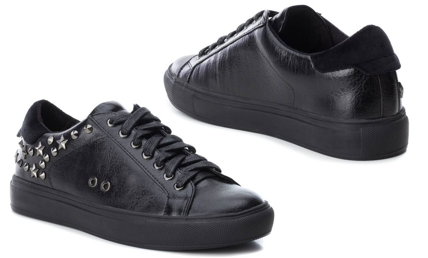 Image 2: XTI Metallic Low Sneakers