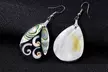 1 ou 2 paires de boucles d'oreilles coquilles d'ormeau - Second Medium