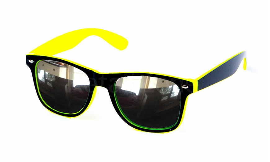 Two Tone Wayfarer Sunglasses Groupon Goods