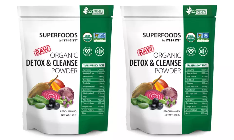 MRM Organic Detox and Cleanse Superfood Powder Non-GMO Vegan Supplement (1- or 2-Pack) - Primary Image