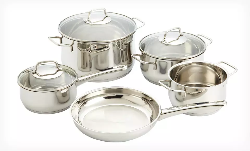 WMF Collier 18/10 Stainless Steel 8-Piece Induction Cookware Set. Free Returns. - Primary Image