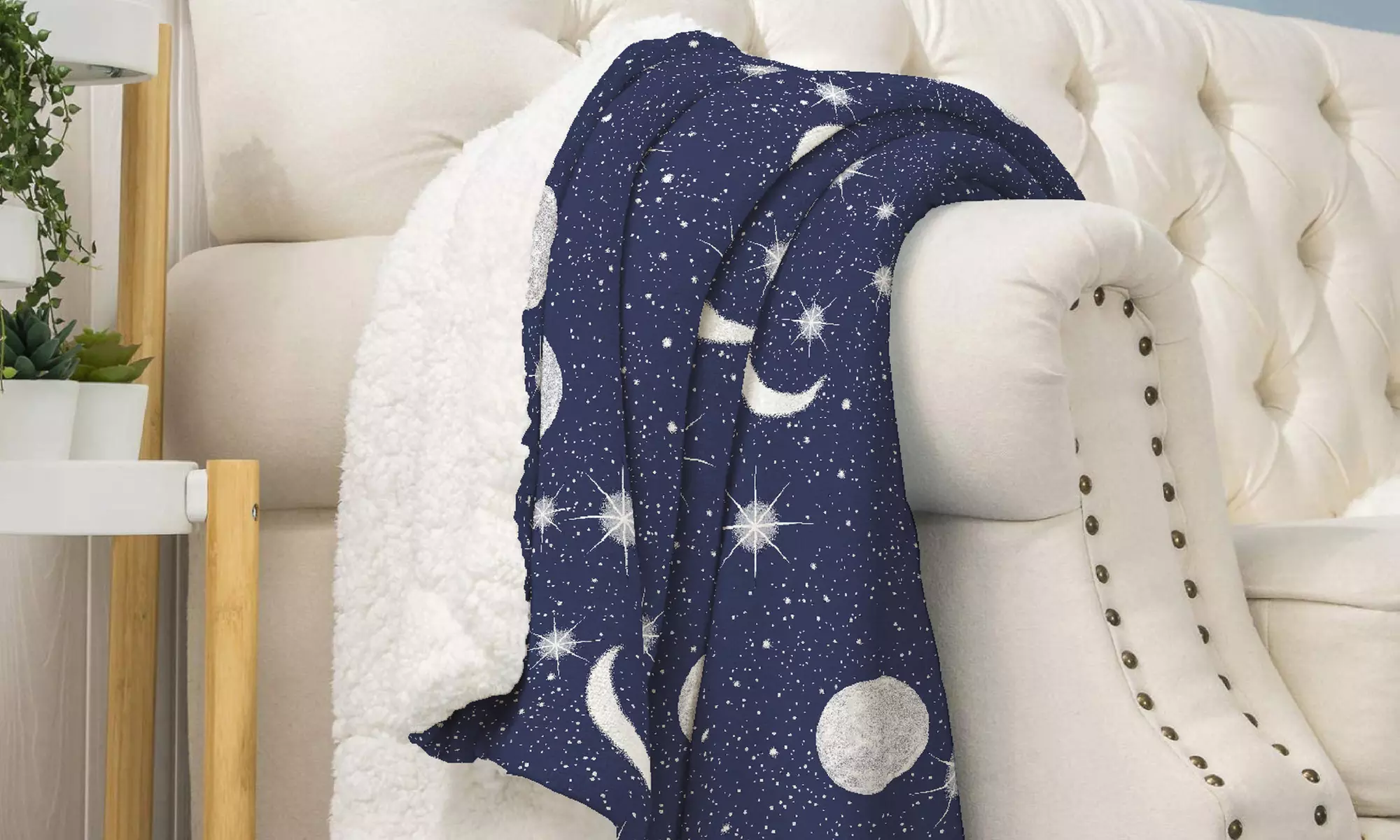 Warme Sherpa-Decke „Vermont“