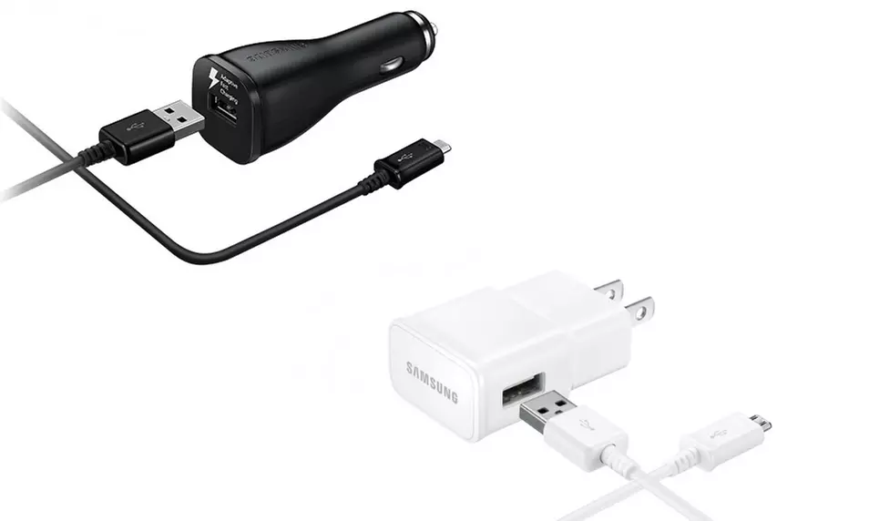 Samsung AFC Fast Car Charger and AFC Travel Charger (2-Pack) - Primary Image