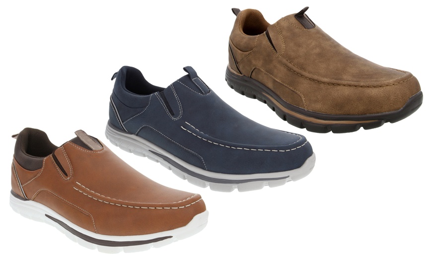 London fog slip deals on shoes