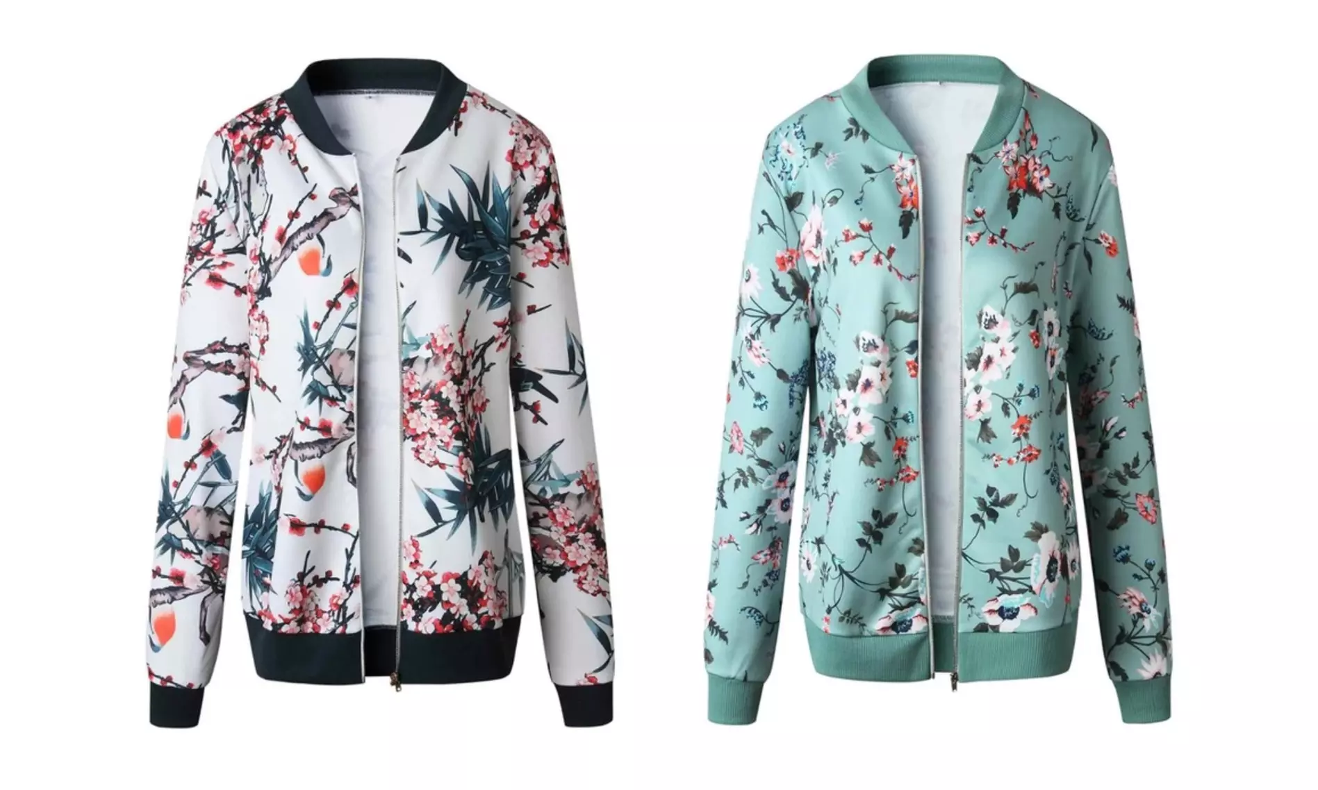 1 ou 2 vestes bombers légères à fleurs - Second Medium