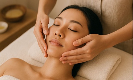 Pause relaxante : massage detox visage avec bras, épaules légères de 60 min