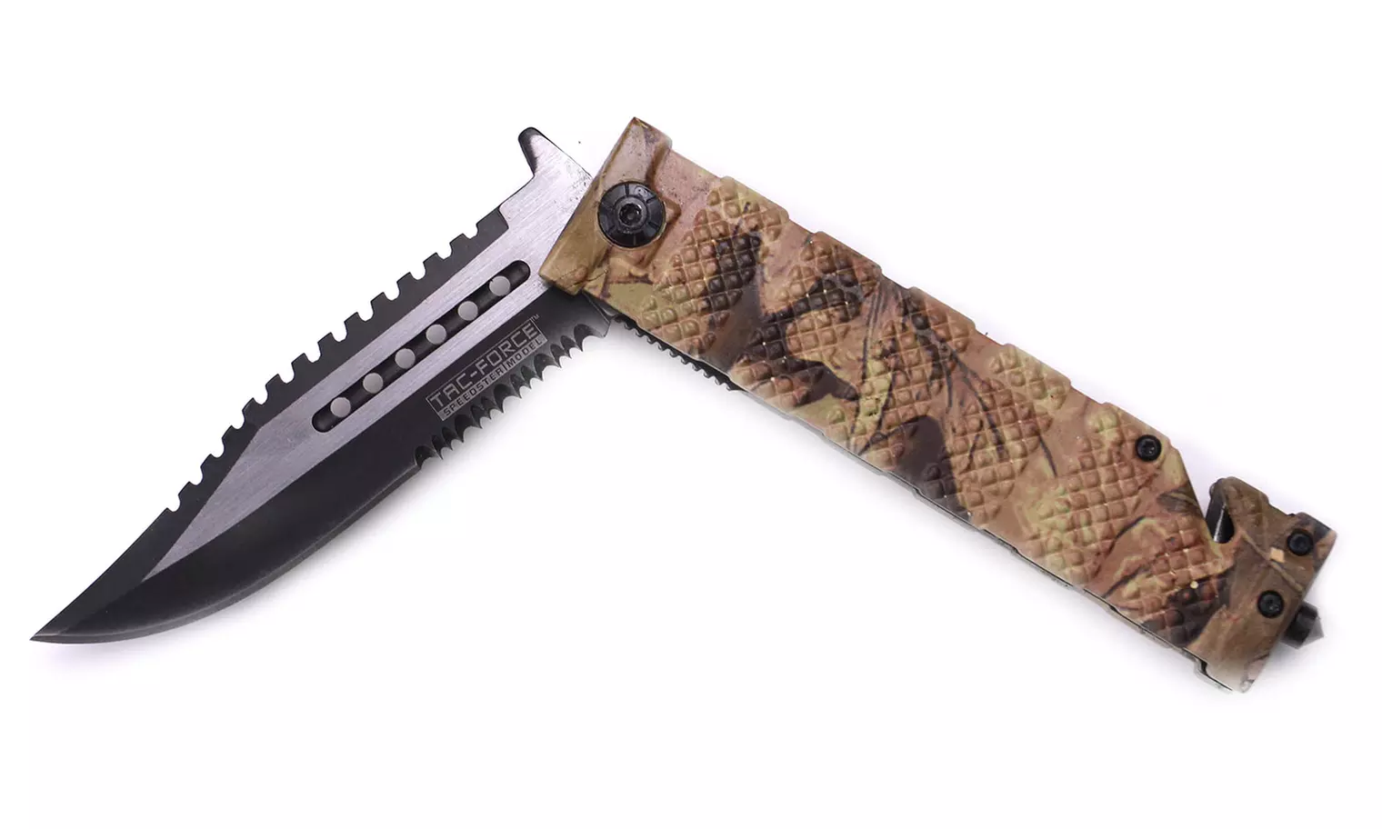 Tac Force Assisted Opening Stainless Steel Hex Textured Knife - Second Medium