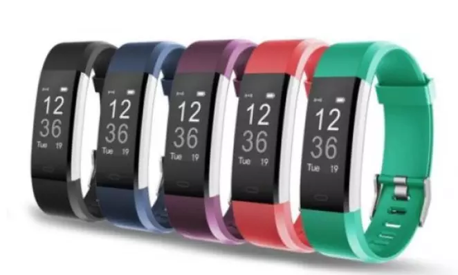 Fitness-Tracker ID 115 Plus mit Bluetooth, Schrittzähler und Kalorienzähler in der Farbe nach Wahl inkl. Versand - Primary Image