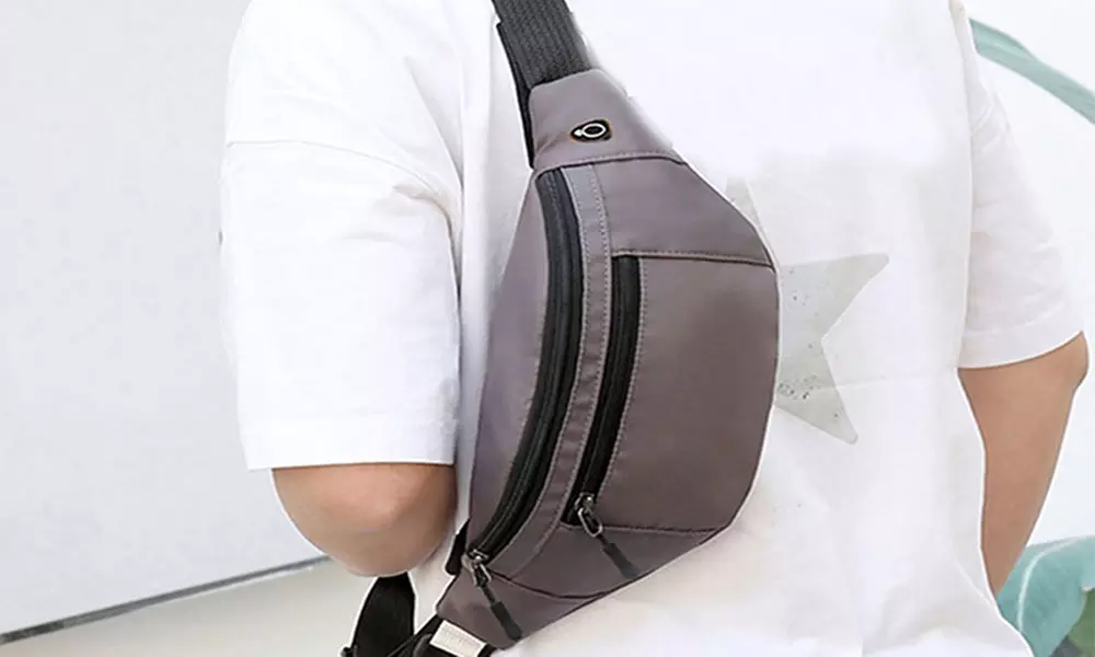 Unisex Gürteltasche mit Kopfhöreranschluss