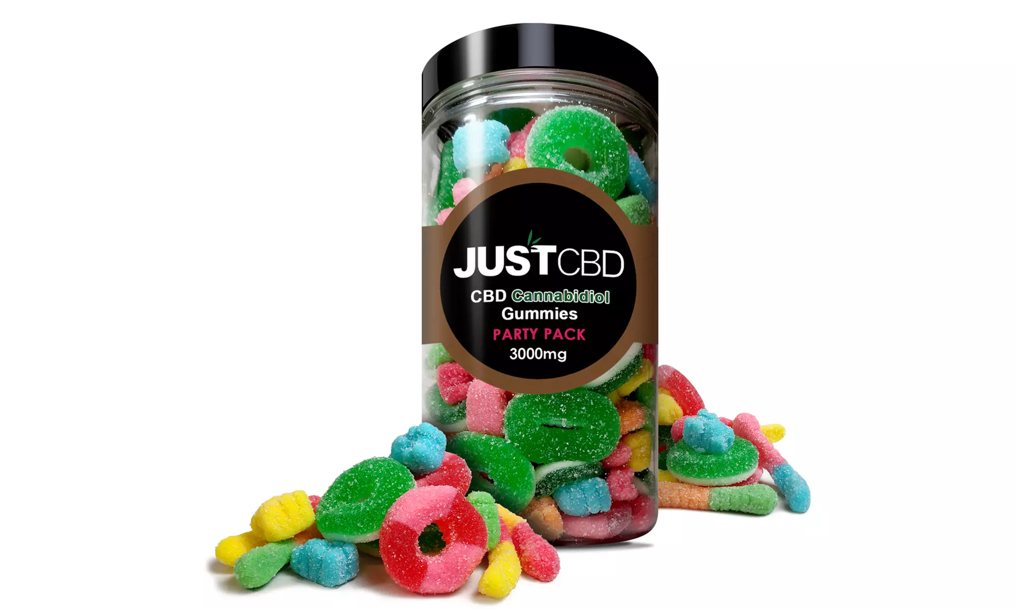 JustCBD 3000mg CBD Gummy Party Pack - Primary Image