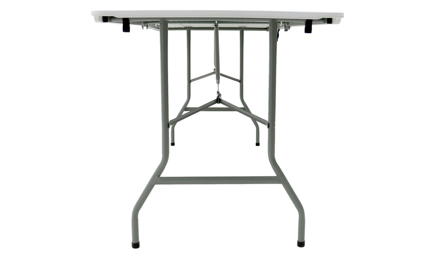 Image 4: Folding Trestle Garden Table