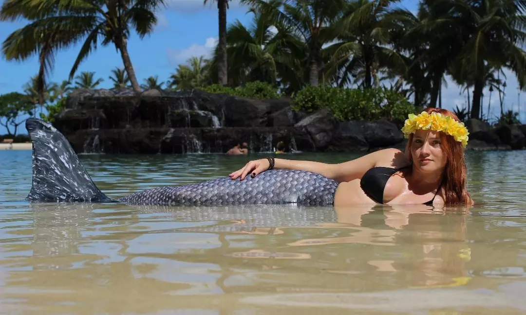 Experience the enchanting Mermaid Snorkel Tour with Videos for 1-4 at Mermaid Republic Waikiki Hawaii, and save up to 50% - Second Medium