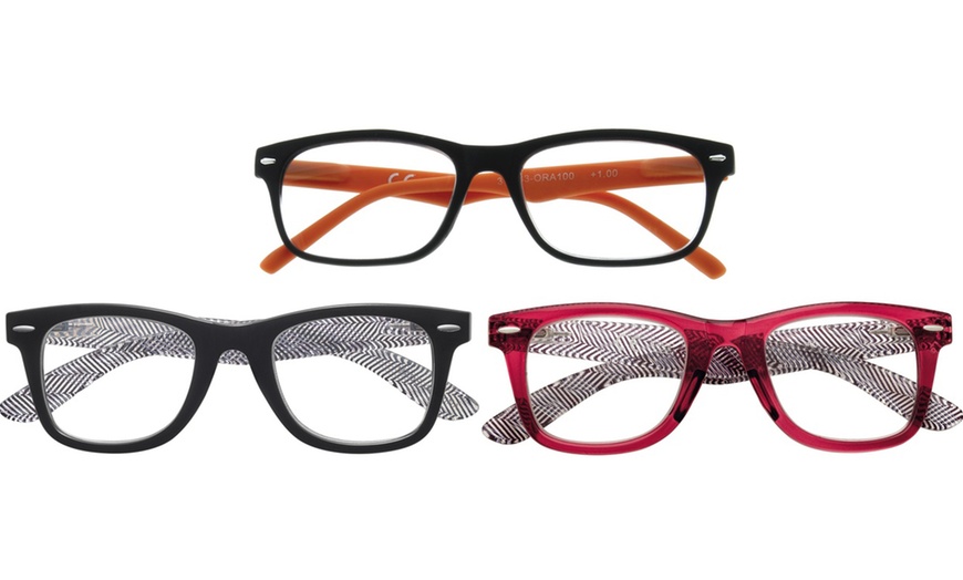 Image 2: Three-Pack of Zippo Reading Glasses, Choose Designs and Strength