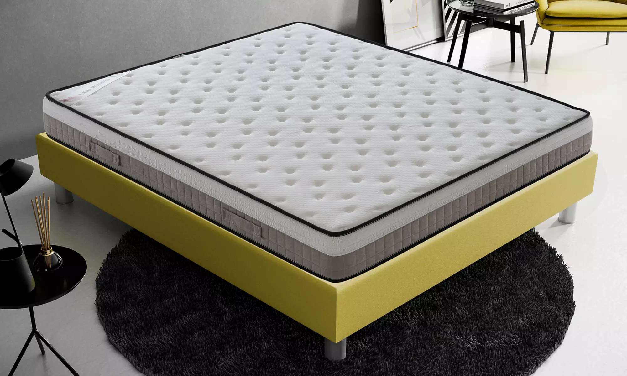 Matelas gel à mémoire avec 11 zones différenciées, taille au choix - Primary Image