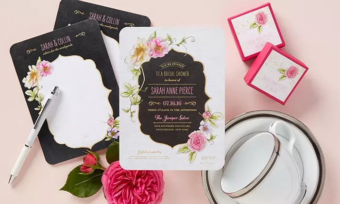 Custom Wedding Invitations and Wedding Stationery from Wedding Paper Divas (50% Off). Four Options Available.  - Second Medium
