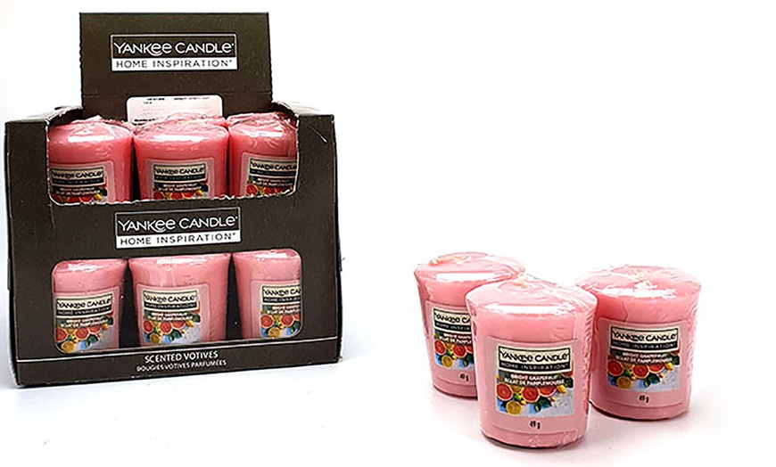 Yankee Candle Value Bundle with 18 Votive Scented Candles, Mixed Popular Fragrances