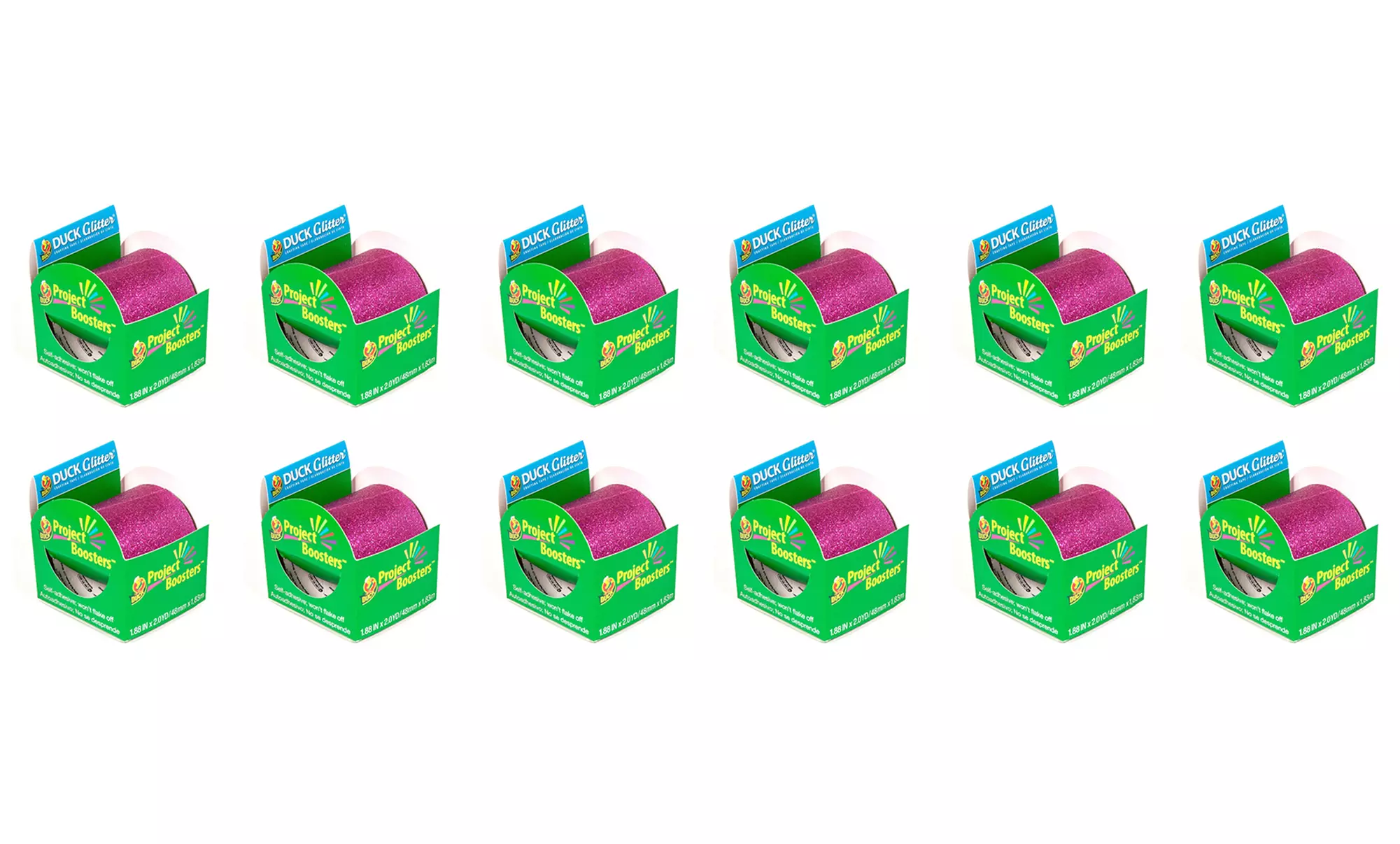 Duck Set of 12 Pink Glitter Tapes - Primary Image